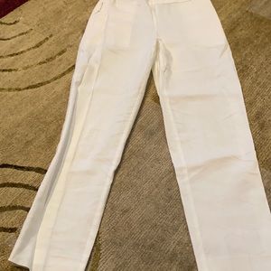 ~Theory~ White Linen Pants (RN# 98406)